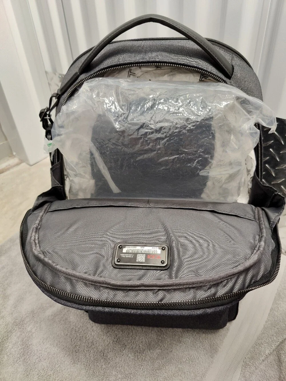 ✨NWT Tumi Harrison Warren Backpack (Charcoal Grey) + Rain Cover - FREE SHIPPING!